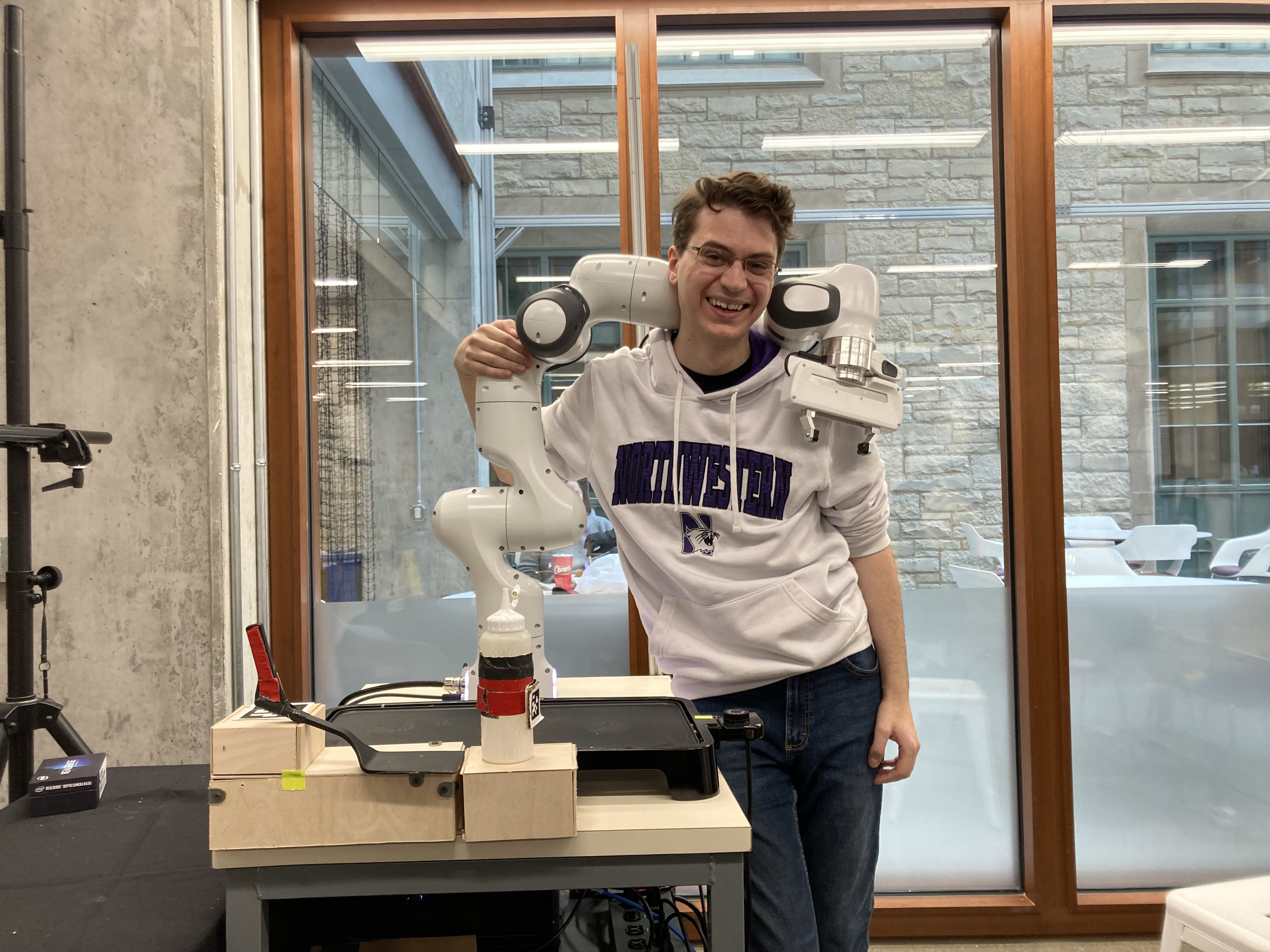 Best Friends with a Pancake Robot!